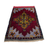 Vintage Turkish Anatolian rug, 100 x 61 cm