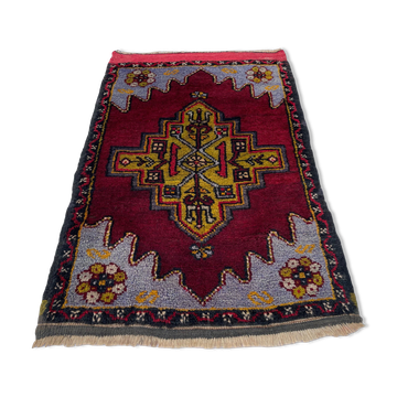 Vintage Turkish Anatolian rug, 100 x 61 cm
