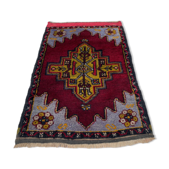 Tapis anatolien turc vintage 100 x 61 cm