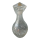 Saint Louis or Baccarat cut crystal carafe with store label