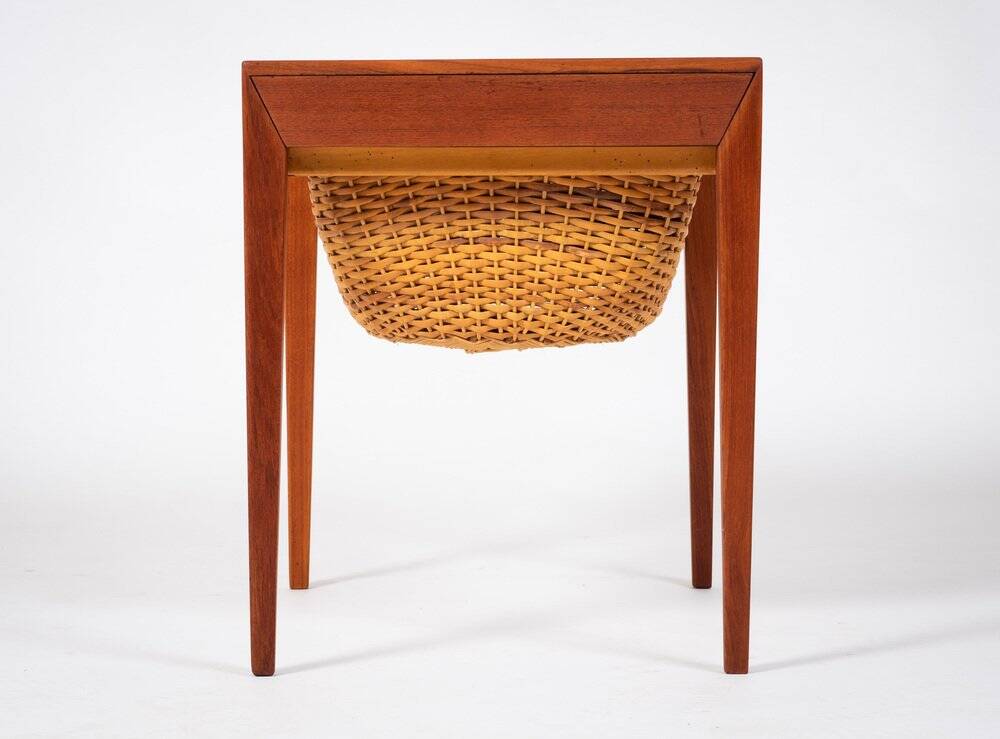 Teak Side Table by Severin Hansen for Haslev, 1950s