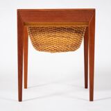 Teak Side Table by Severin Hansen for Haslev, 1950s