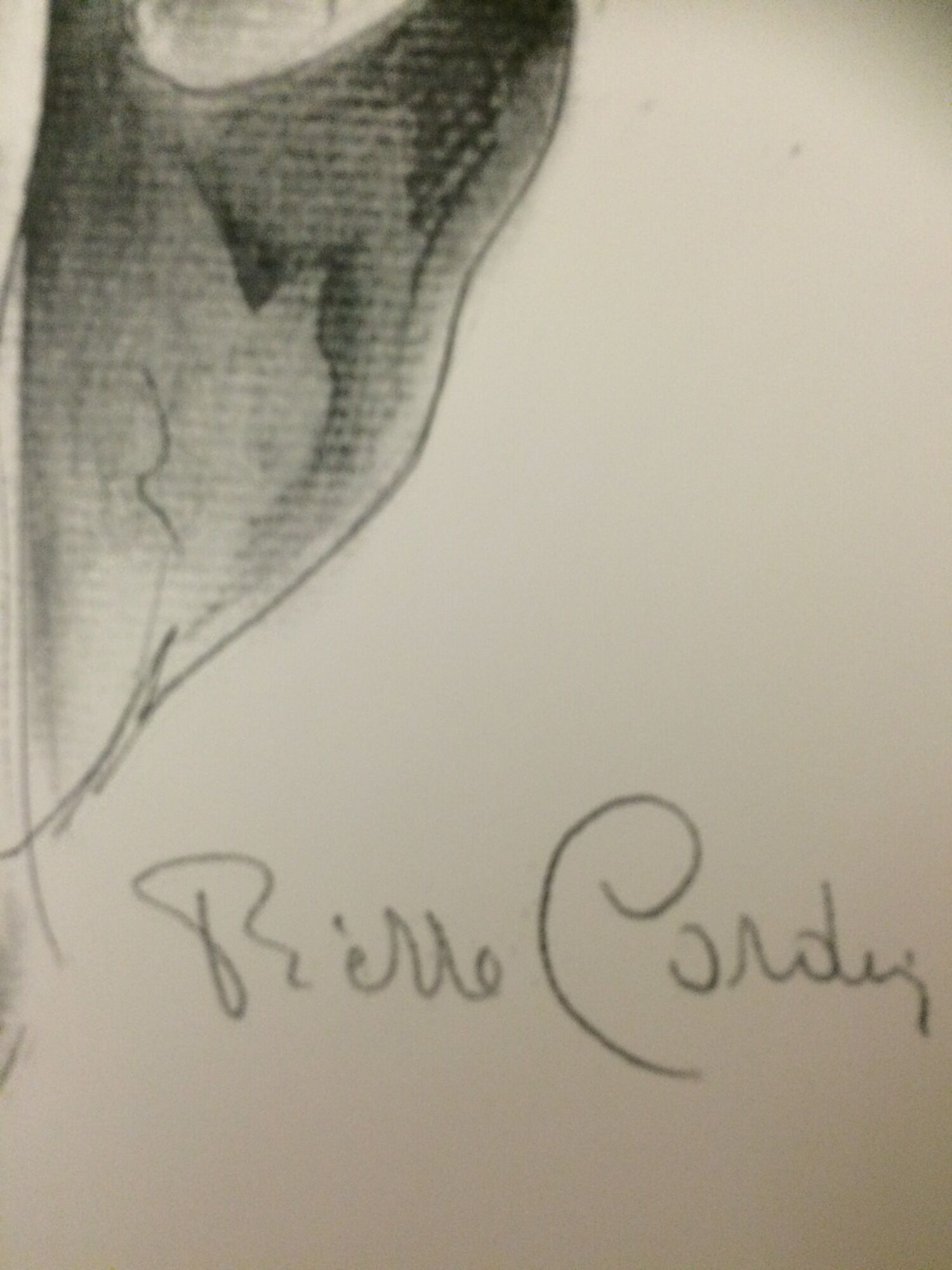 Great illustration of pierre cardin press mode - time: end of the early 1980s