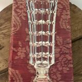 Vintage soliflor vase in Arques crystal, new in box