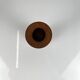 Turned wooden candlestick, pine, Midcentury Modern, 1970