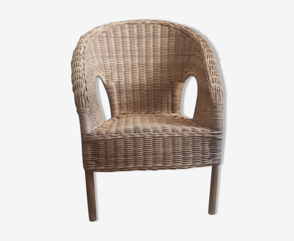 Fauteuil rotin enfant