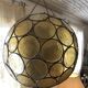 Suspension boule verre vintage