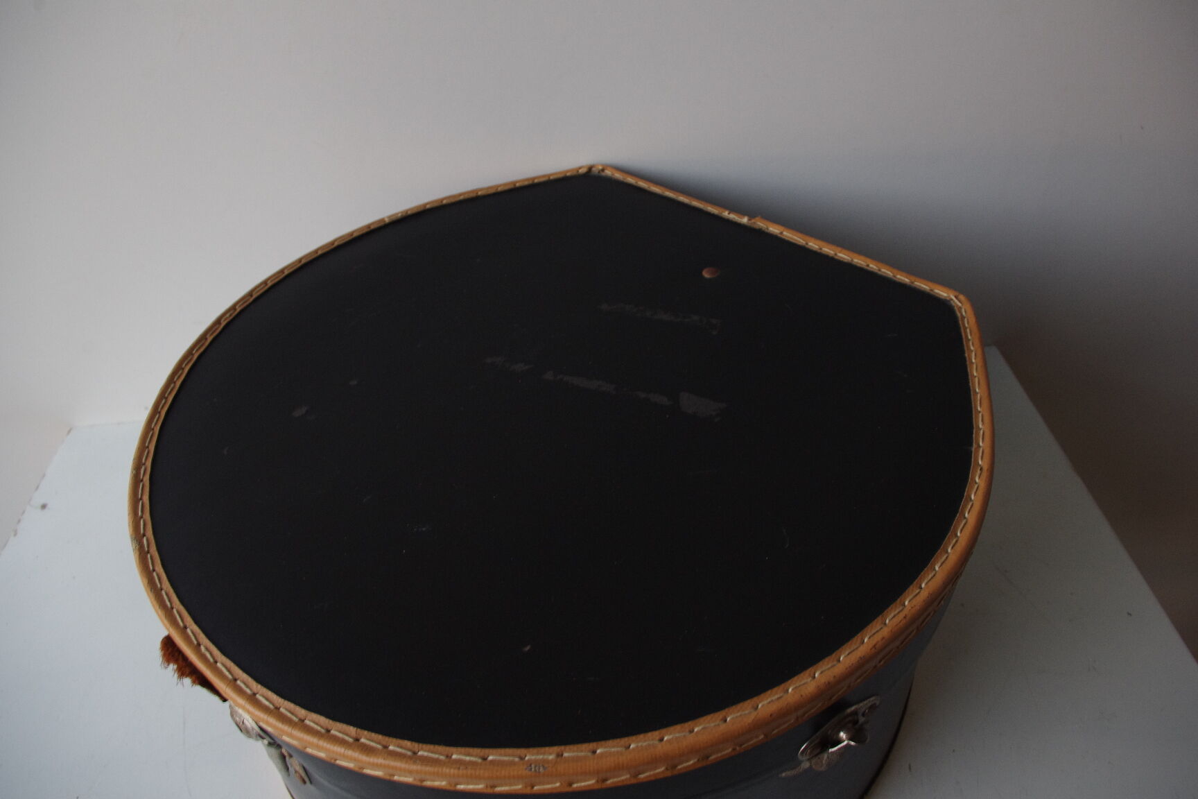 Black Suitcase for hats 60s.