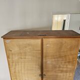 grand meuble de rangement ancien en bois
