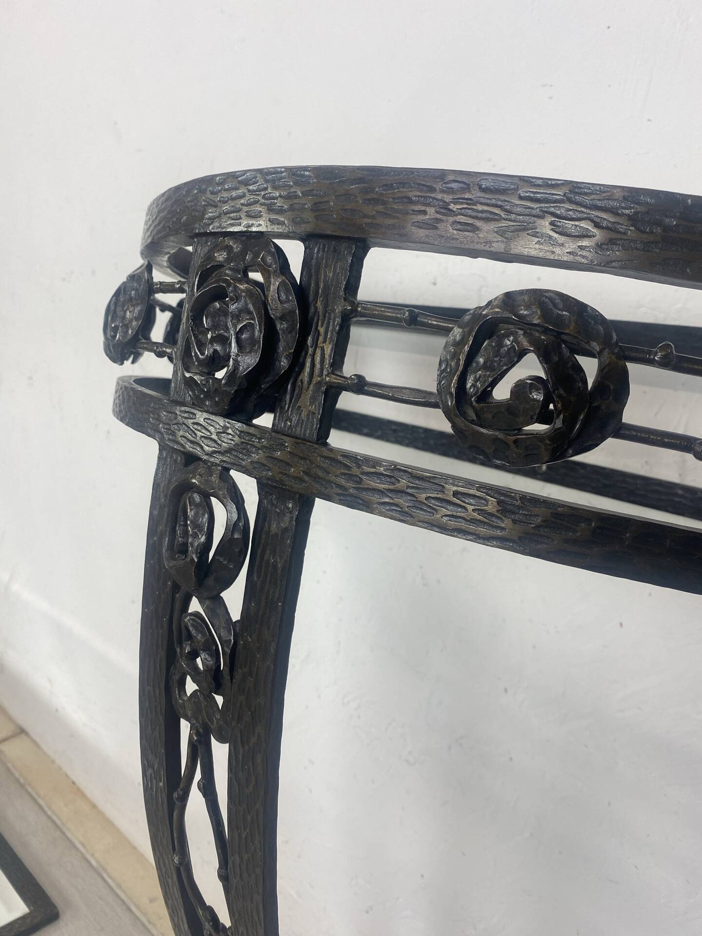 Console et miroir art déco