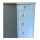 Commode semainier bleue zingueur