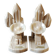 Mexican Bookends in Sombrero/Dozing Against Cactus. Made of onyx.