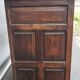 Louis XIII style two-piece recessed high wardrobe