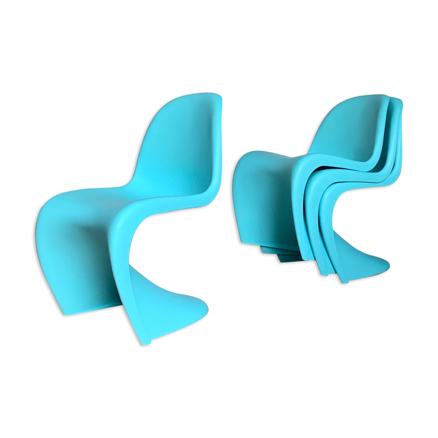 Verner Panton chairs for Vitra