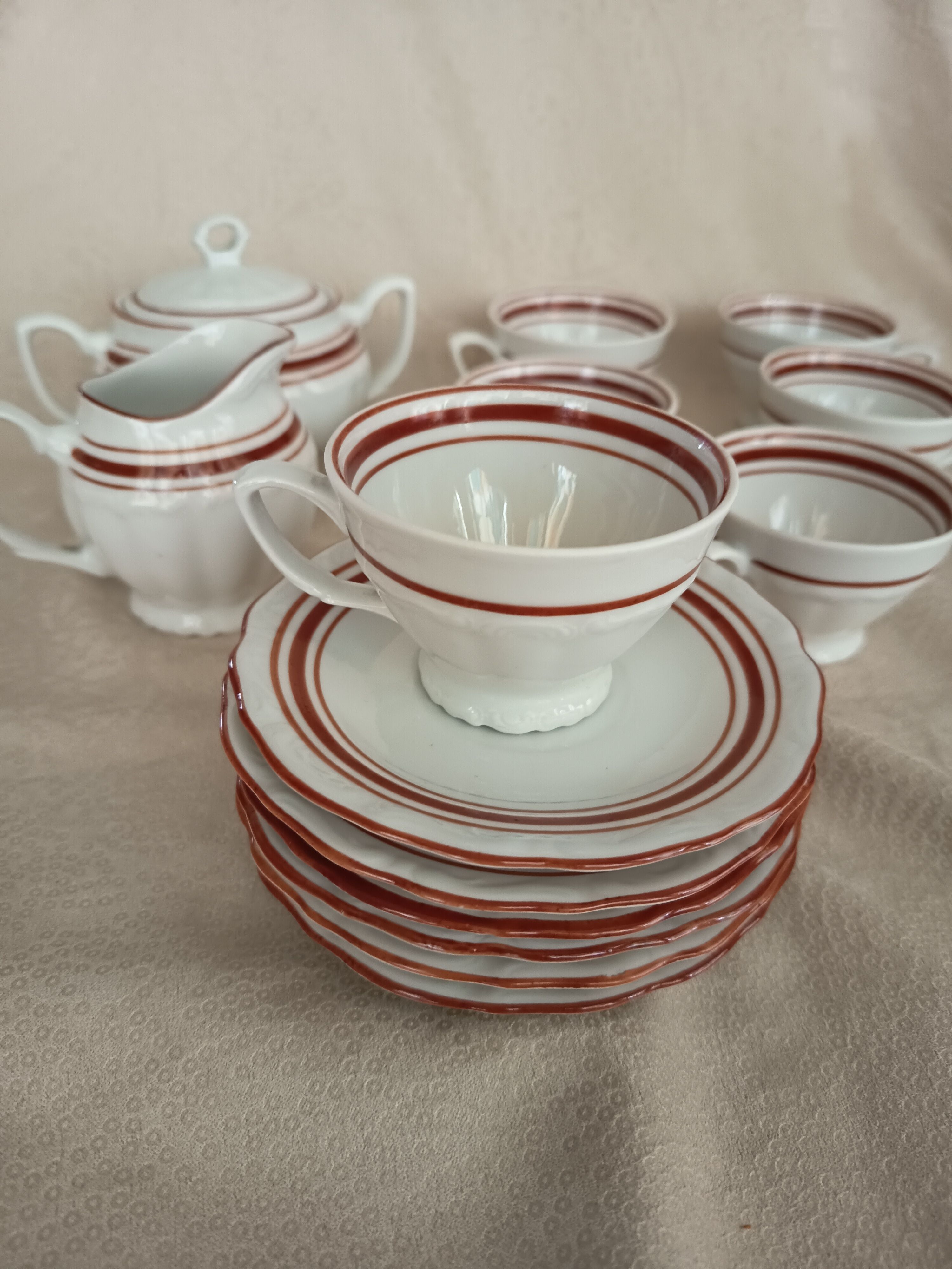 Tea service Porcelain Bogucice