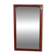 Large antique mirror in a flame mahogany frame; 132x82 cm