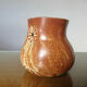 Cache pot " hibou " en grès années 50 60