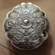Beautiful silver metal jewelry box