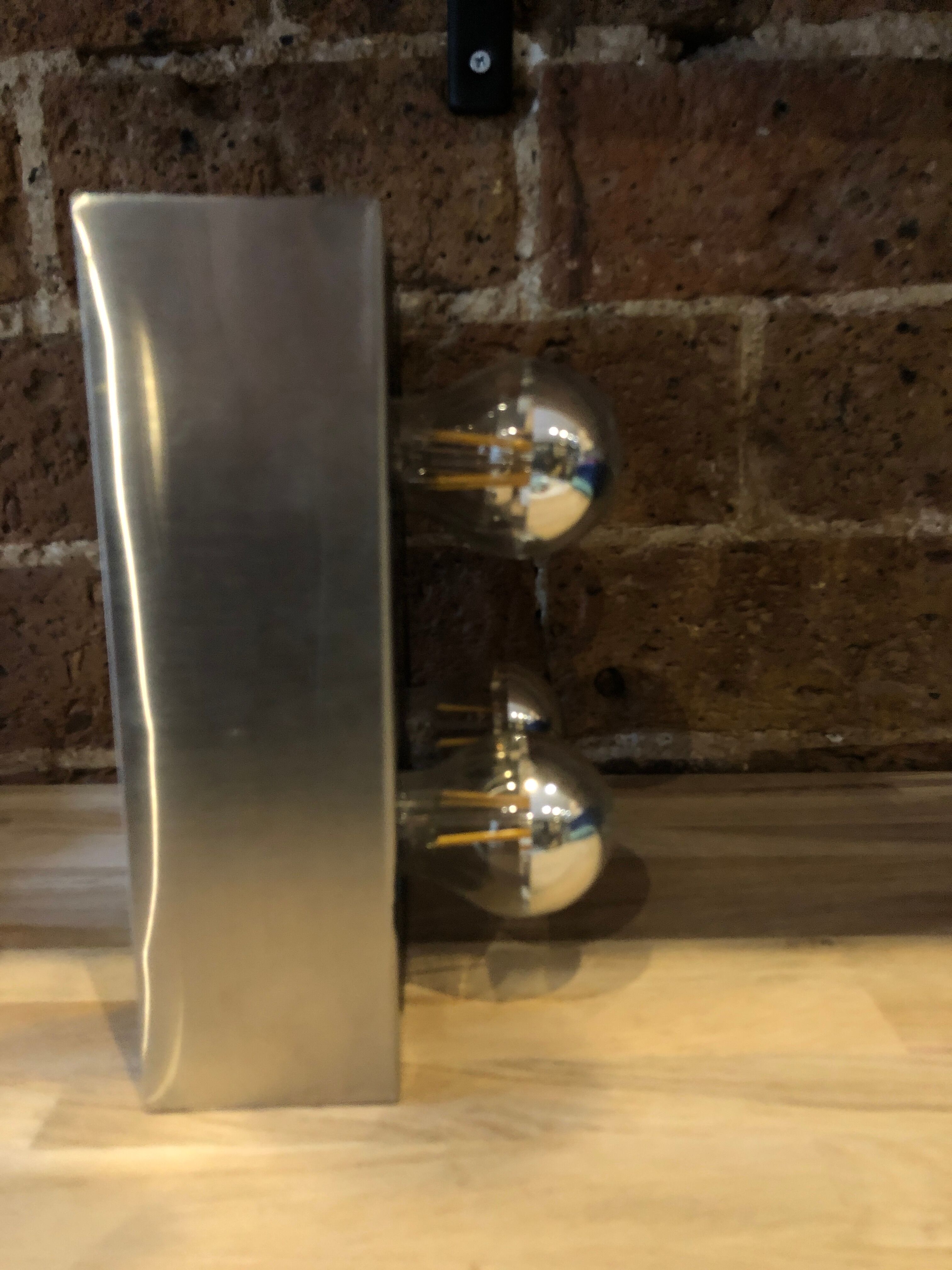 Wall lamp 4 metal bulbs from the 70s