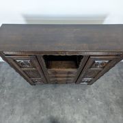 Buffet haut en chêne dans l'esprit de Dudouyt