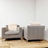 Vintage Harry Armchairs by Antonio Citterio for B&B Italia, 1990s, Set of 2