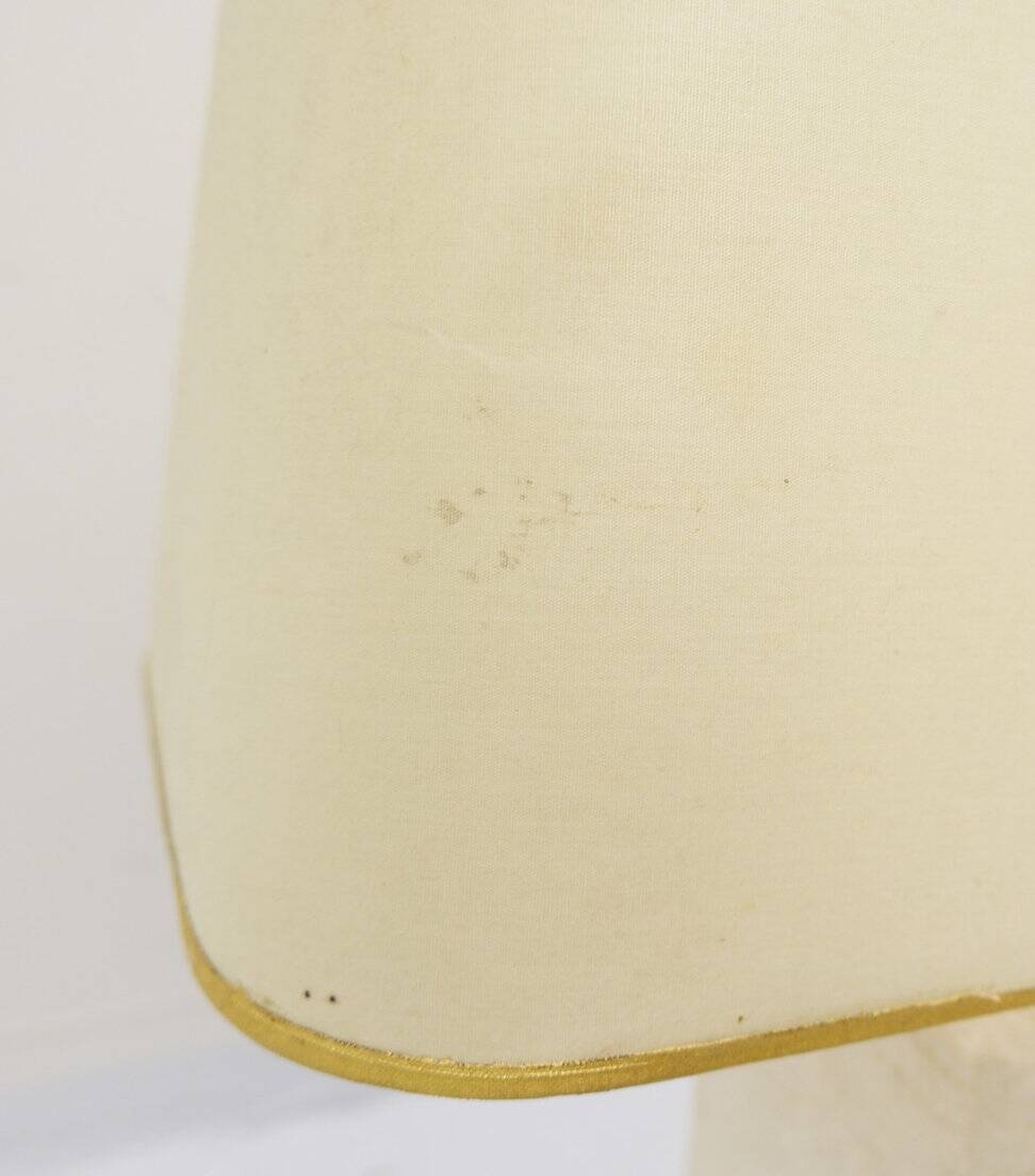 Natural "pierre de france" table lamp - 1970s