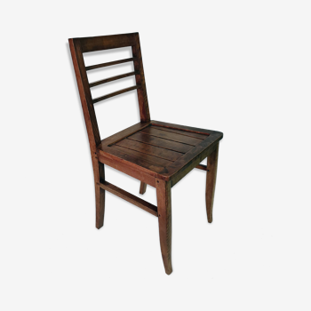 Wooden chair, René Gabriel, 1940