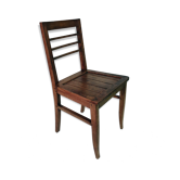 Chaise en bois, René Gabriel, 1940