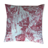 Jouy's canvas pattern cushion