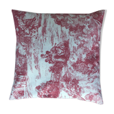 Jouy's canvas pattern cushion