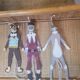 Set of 3 wooden puppets