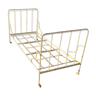 Foldable iron bed