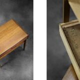 Tables de nuit en teck modernes scandinaves du milieu du siècle dernier, 1960, ensemble de 2
