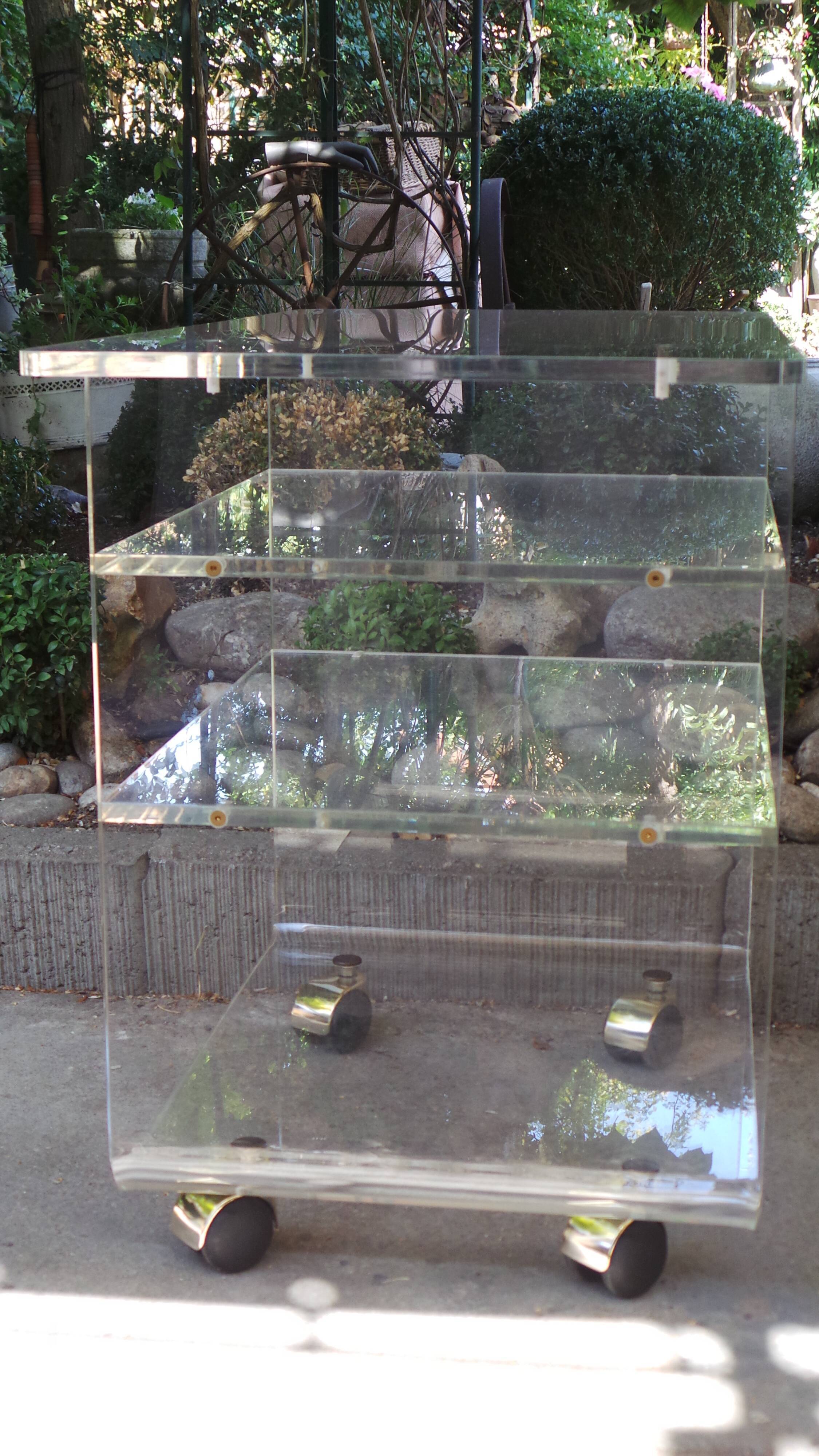 70's Plexiglas wheelchair