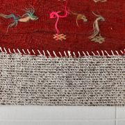 3x5 Red Contemporary Vintage Kilim Rug, 105x149Cm