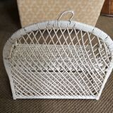 Rattan shelf