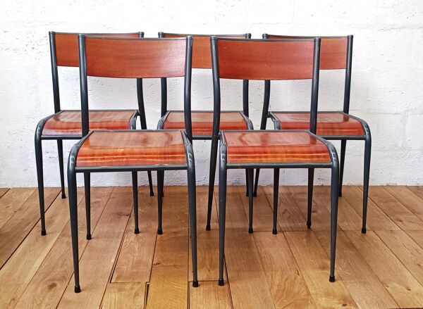 Chaise vintage Mullca 510