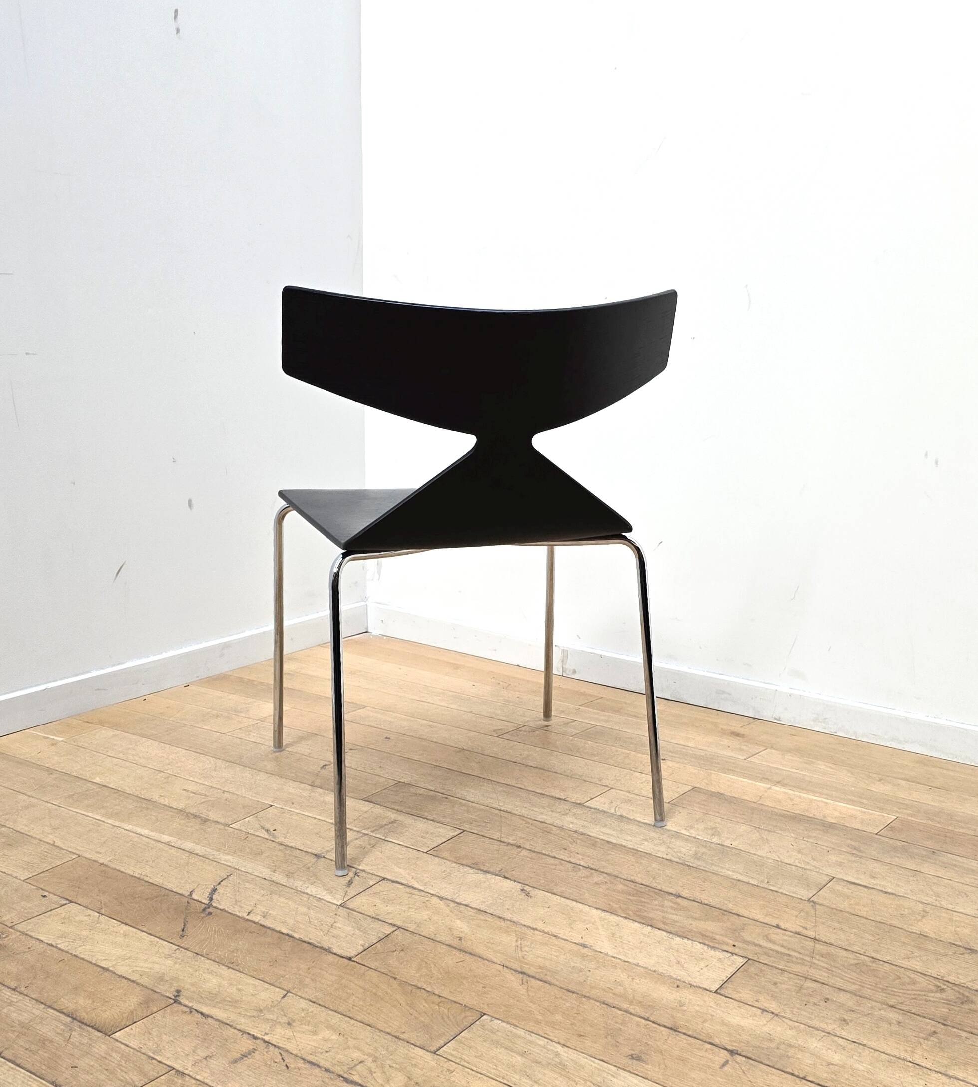 Set of 8 Saya dining chairs, Arper
