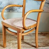 Fauteuil enfant  en bois courbé ancien