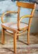 Fauteuil enfant  en bois courbé ancien