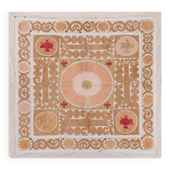 Tapis noué à la main, tapis turc vintage 127x130 cm