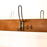 1940's school coat rack