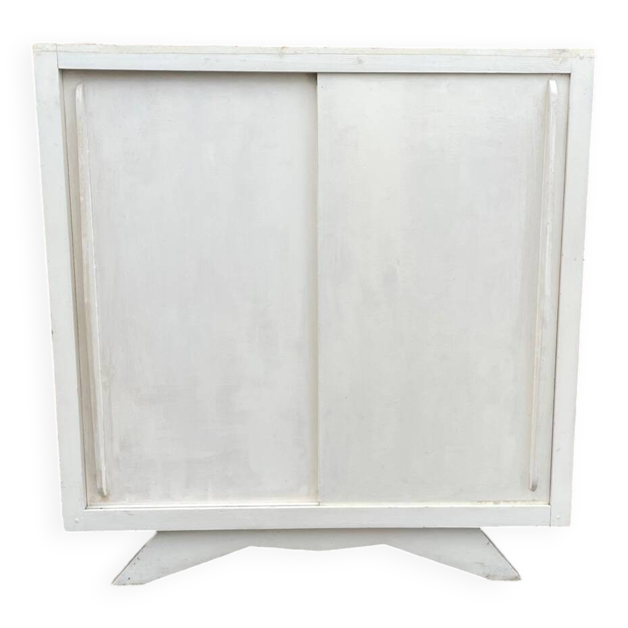 Vintage sideboard with sliding doors