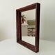 Vintage wooden mirror from the 50s/60s 39*29 cm
