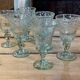 Set of 6 blown glass stemmed glasses - BIOT