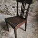 Set of 4 antique French bistro chairs Stella, circa 1900–1920.
