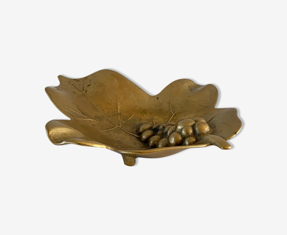 Cendrier vintage feuille de vigne