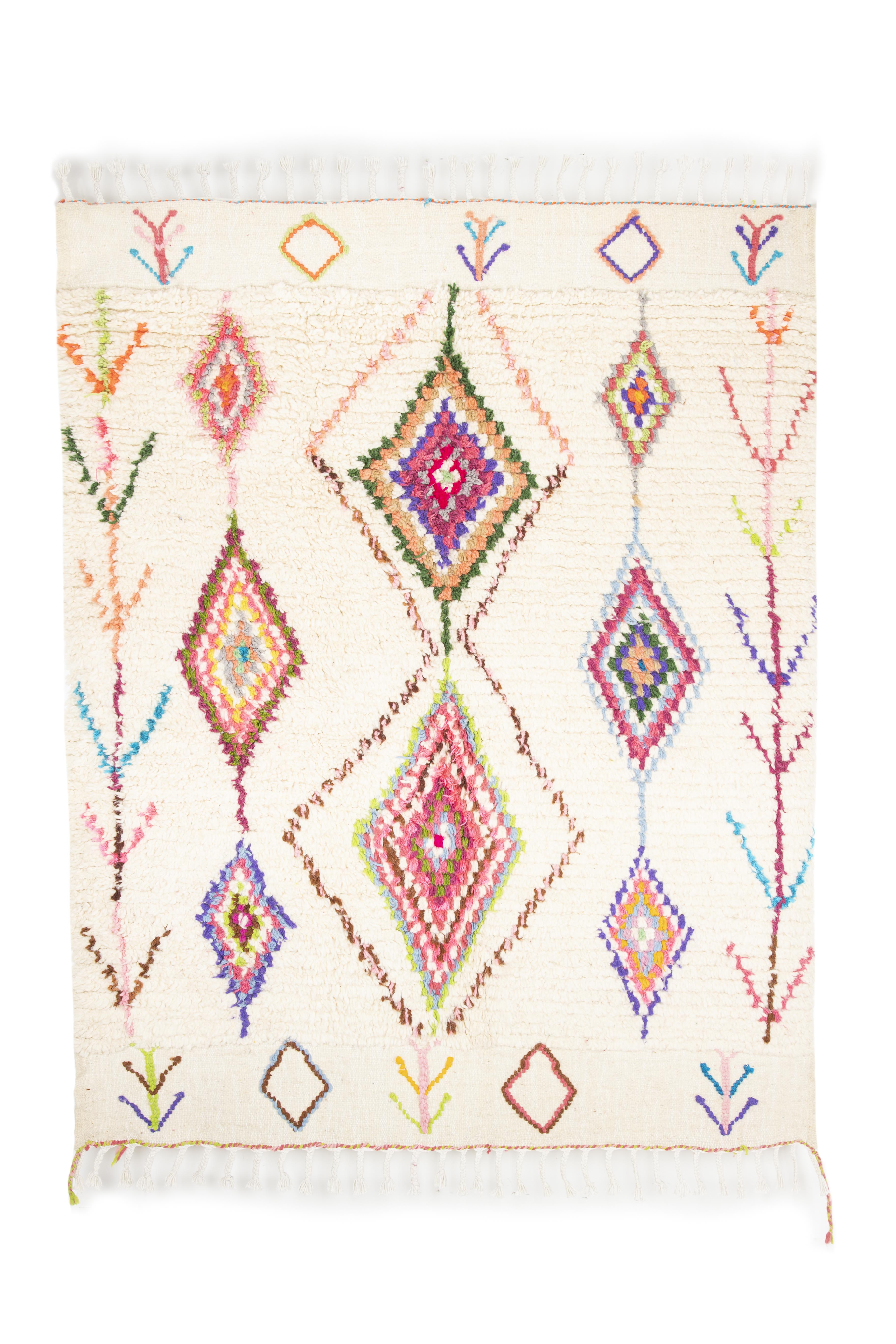 Tapis berbere azilal 187 x 147 cm