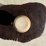 Vintage stoneware round carafe