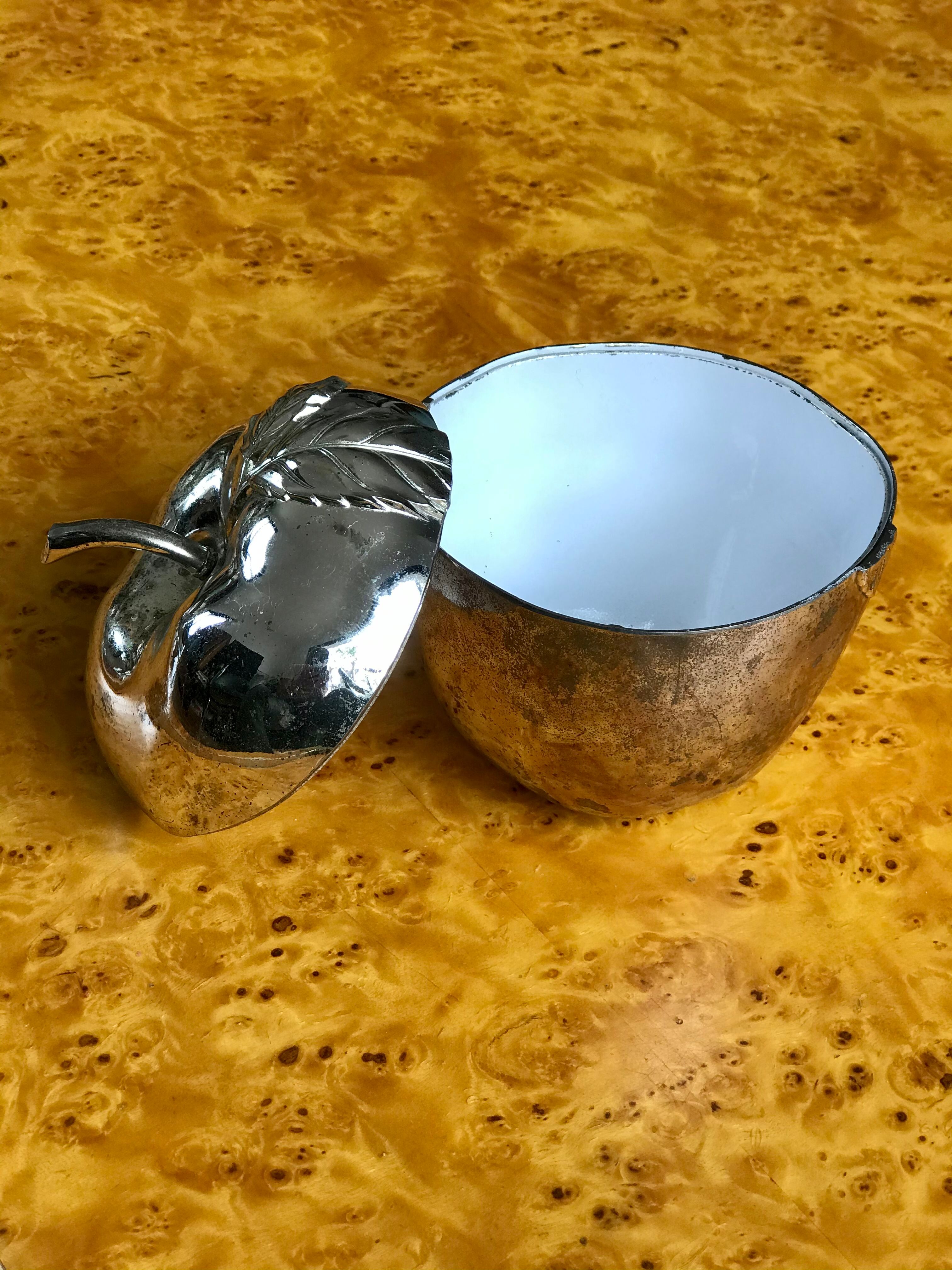 Vintage ice cube apple